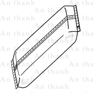 túi bụng giữa máy nằm