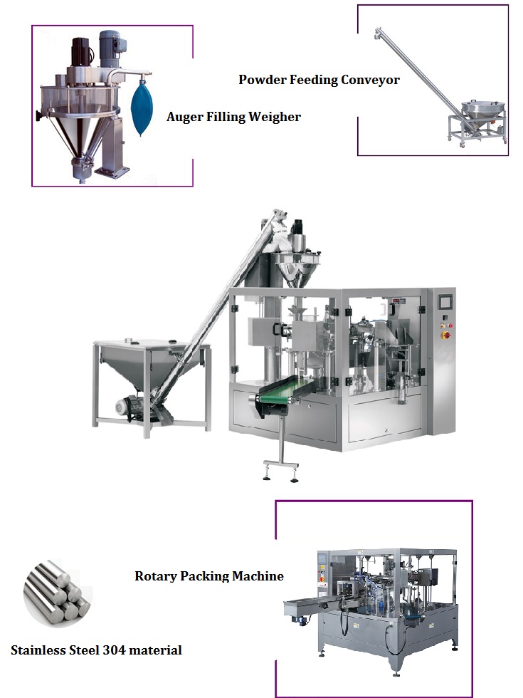 Máy đóng gói trạm xoay tự động được thiết kế bởi Công ty Máy Đóng Gói An Thành cho các loại bao bì có sẵn như: 3-4 biên, túi zipper, zip, túi đứng, giấy… Phổ biến nhất thường áp dụng cho các sản phẩm có yêu cầu đóng trọng lượng lớn lên đến 10kg. Tùy theo năng suất và quy cách túi yêu cầu chúng tôi sẽ tư vấn cho bạn model máy đóng gói phù hợp nhất, đảm bảo đạt yêu cầu kỹ thuật và tiết kiệm tiền đầu tư. Một số thông tin về máy đóng gói trạm xoay loại 1: Trong thời đại phát triển công nghệ số hóa, thì hầu hết các công đoạn sản xuất đều có sự tham gia của máy móc. Dây chuyền máy đóng gói trạm xoay là bộ phận không thể thiếu trong các nhà máy sản xuất. Các chủ doanh nghiệp nắm rõ thông tin về dây chuyền sẽ giúp đưa ra các giải pháp kinh doanh. Bài viết dưới đây sẽ giúp bạn tìm hiểu về một số thông tin về dây chuyền. Dây chuyền đóng gói tự động là tổ hợp các thiết bị máy móc hoạt động tự động không có sự can thiệp của sức người. Dây chuyền sẽ thực hiện các công việc như bao gói và đóng sản phẩm trong một công đoạn sản xuất. Mục đích cả quá trình này là đảm bảo sự định lượng chính xác, tiết kiệm các chi phí sản xuất và gia tăng tính thẩm mỹ cho sản phẩm.