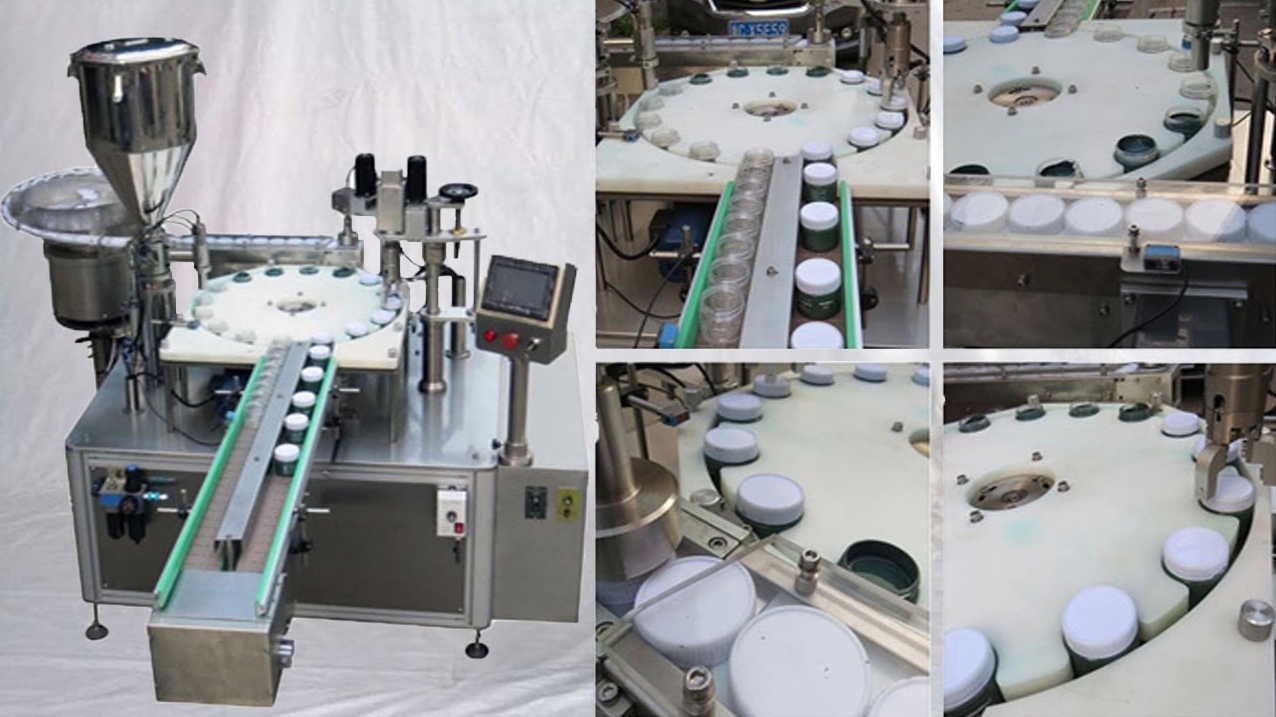 Các thiết bị sử dụng trong dây chuyền phối trộn và đóng gói sữa bột tự động: Máy thổi khí sạch: Khung máy chắc chắn được làm bằng sắt bọc inox 304. Hệ thống thổi khí và lọc khí tối ưu cung ứng nguồn khí sạch đảm bảo yêu cầu của sản phẩm. Đồng thời máy được thiết lập dễ dàng thao tác và vận hành giúp cho sự quản lý được dễ dàng hơn Máy lật lon tự động: Máy lật lon tự động nằm trong hệ thống tiệt trùng lon hoạt động nhanh chóng, hiệu quả đảm bảo độ chính xác cao. Đáp ứng yêu cầu trong sản xuất. Máy dễ vận hành và thao tác giúp cho việc quản lý và bảo trì dễ dàng. Đồng thời máy được bao bọc bởi inox 304 giúp cho tuổi thọ và tính bền vững của máy cao hơn. Máy tiệt trùng UV: Máy được thiết kế có đèn tiệt trùng UV giúp tiệt trùng sản phẩm đáp ứng những yêu cầu về an toàn thực phẩm. Đồng thời máy còn được trang bị hệ thống băng tải, phòng (buồng tiệt trùng) đảm bảo cho quá trình tiệt trùng phát huy công xuất tốt nhất. Ngoài ra máy tiệt trùng UV còn được bao bọc bằng inox 304 giúp tăng tuổi thọ cho máy một cách tốt nhất. Máy pha chế: Thiết bị sử dụng trong quá trình này là một cái nồi hai vỏ bằng inox. Bên trong có trang bị cánh khuấy 2 tầng để tăng tốc độ phối trộn. Lớp vỏ áo bên ngoài giúp ổn định nhiệt tránh xảy ra các phản ứng hóa học làm ảnh hưởng đến sản phẩm Hệ thống định lượng và chiết rót: Hệ thống cấp liệu tự động với khả năng giám sát tự động hóa cao đảm bảo độ chính xác, và ổn định về chất lượng của sản phẩm. Khung máy làm bằng sắt bao bọc inox 304 đảm bảo độ chắc chắn và tuổi thọ cho máy. Máy được trang bị hệ thống cấp nguyên liệu 2 đầu và hệ thống chiết 2 đầu cùng với hệ thống mâm xoay với chất liệu nhựa chống mài mòn đảm bảo quá trình chiết rót tiến hành nhanh chóng và đạt độ chính xác cao. Ngoài ra đi kèm với máy còn có tủ điểu khiển và những phụ kiện khác. Khung máy chịu áp lực cao, Sắt bọc Inox 304 Máy cấp nắp: Máy cáp nắp thiệt kế chắc chắn và được bao bọc bởi inox 304. Máy được trang bị mâm xoay làm bằng nhựa chóng mài mòn giúp cho quá trình cấp nắp được tiến hành trơn chu hơn. Máy ghép nắp sơ bộ: Máy ghép nắp sơ bộ với thiết kế mâm xoay, băng tải và máy nén khí 3 pha 3HP giúp cho quá trình ghép nắp sơ bộ tiến hành trơn chu đạt hiệu quả cao. Đồng thời máy được thiết kế chắc chắn nhờ sắt bọc inox 304 đáp ứng tốt về độ bền chắc cho máy. Máy bơm khí Nitơ: Khung máy bọc inox 304 chắc chắn đồng thời máy còn trang bị băng tải thiết bị hút Chân Không và Bơm khí Nitơ bên trong máy đảm bảo cho quá trình bơm khi Nitơ được thực hiện hiệu quả Máy ghép nắp kín: Đây là công đoạn cuối cùng của dây chuyền, máy được trang bị mây xoay, băng tải giúp cho quá trình đóng nắp lon và di chuyển lon được nhanh chóng và đạt độ chính xác cao nhất. Bên cạnh đó khung máy đáp ứng cao về độ chắc chắn của máy bằng sắt bọc inox 304 phần còn lại được bao bọc toàn bộ bằng inox 304.