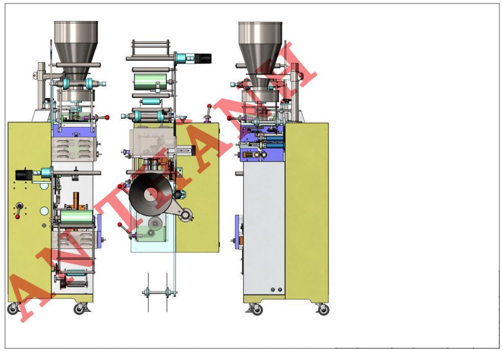 Đặc điểm chính về máy: Dòng máy đóng gói này tích hợp nhiều chức năng trong một sản phẩm, bao gồm làm túi, định lượng, chiết rót, đóng gói, cắt mép dư và đếm. Tất cả các khâu đều hoàn toàn tự động. Toàn bộ máy đóng gói trà túi lọc 5 trong 1 đều được làm từ inox 304 cao cấp, không hoen rỉ, không thôi nhiễm chất độc hai gây ảnh hưởng chết lượng sản phẩm, đáp ứng các tiêu chuẩn GMp/cGMP. Có thể tùy chỉnh chén thể tích để phù hợp hơn với mục đích và nhu cầu sản xuất của cơ sở. Phần hàn miệng túi dựa trên hoạt động của con lăn, hiệu quả hàn mép rất hiệu quả, chắc chắn, kín và đảm bảo tính thẩm mỹ. Đồng thời, chúng tôi có thể bổ sung tính năng đếm túi nếu quý khách hàng có yêu cầu. Máy có hệ thống dầu bôi trơn, đảm bảo máy hoạt động trơn tru, ít xảy ra trục trặc, giảm tỷ lệ thất bại và cải thiện tuổi thọ của máy một cách tốt nhất. Điểm vượt trội nhất của máy đóng gói định lượng dạng bột là cấu trúc cấp liệu bên trong đã được cải tiến vượt bậc, cải thiện đáng kể tốc độ đóng gói với tỉ lệ sai sót chỉ ở mức +-2%.