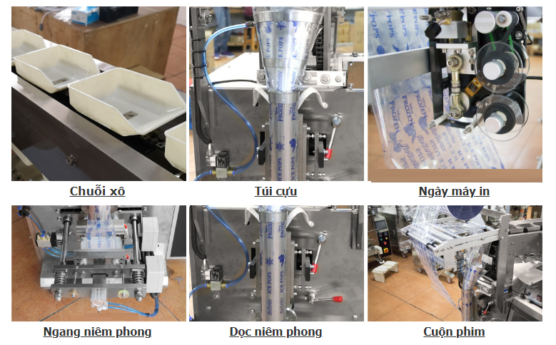 Cháo là món ăn phổ biến của tất cả mọi người, chúng ta có thể ăn vào buổi sáng cho thanh đạm, hay buổi tối đê thay đổi khẩu vị hay đôi khi bị bệnh ta có thể dùng chúng làm nhẹ bao tử và dễ tiêu hóa,....Và đối với xã hội hiện nay, cuộc sống vội vã thì thức ăn nhanh  được coi là sự lựa chọn thích hợp nhất. Các món ăn có thể đều chế biến làm thành thức ăn nhanh như gà rán, cơm cuộn, mỳ gói, sandwich, xúc xích và kể cả cháo. Cháo ăn liền có rất nhiều loại, hương vị hay thành phần khác nhau để thích hợp cho mọi lứa tuổi khác nhau khi ăn chúng. Và việc sản xuất hay đóng gói đều cần sự chỉnh chu từ các khâu đầu tiên đến các bước cuối cùng. So với việc sản xuất bằng cách truyền thống thì ta còn nhiều trở ngại như các nguyên vật liệu dễ thất thoát, vệ sinh an toàn thực phẩm chưa đảm bảo, mẫu mã bao bì đôi lúc chưa thu hút được sự quan tâm của khách hàng. Máy đóng gói cháo ăn liền ra đời giải quyết cho các vấn đề về năng lực sản xuất, các nguyên vật liệu được đảm bảo hơn, tiết kiệm được các chi phí khác nhau như chi phí thuê nhân viên, tiết kiệm được thời gian,.... Đối với các doanh nghiệp mà chưa tìm hiểu qua các loại máy đóng gói cháo ăn liền có điểm gì khác nhau thì hãy đọc qua bài viết dưới đây để tham khảo về các loại máy có gì giống và khác nhau hay giá thành như thế nào nhé. Máy đóng gói An Thành hỗ trợ tư vấn cho bạn để tìm ra thiết bị đúng với nhu cần sản xuất của bạn. Máy đóng gói cháo ăn liền niêm phong: Được thiết kế niêm phong nóng, tạo ra sự chắc chắn cho sản phẩm. Với các kích thước chỉ có một loại nên đóng gói dạng hộp và các thực phẩm như mì gói, cháo, yến, cơm, nước súp đóng hộp,... Tính năng của thiết bị đóng gói có gì? Các niêm phong hay bộ phận chiết rót đều được cài đặt đơn giản và thông minh Tất cả thiết kế mới với các chức năng Các công nghệ mới của máy này là được thiết kế bởi nhà máy của chúng tôi, mà có được kỹ thuật bằng sáng chế. Các chu trình hoạt động, từ cốc ăn, điền, niêm phong để sản phẩm outfeed là hoàn toàn tự động thực hiện. đó là một điều cần thiết trong sản xuất hàng loạt dòng! Thích hợp Container: nhựa cup/Nhựa Bowl/Hộp Nhựa/Giấy cup/Giấy bát/hộp giấy/alumium cup/alumium hộp Vật Liệu đóng gói: Nylon Phim/Phim Metalized/Alumium Phim/Giấy có nắp đậy Sản Phẩm: mì ăn liền/Ngũ Cốc/trà Sữa/Ngay Lập Tức cháo/Ngay Lập Tức Rice Noodle/Giòn/Tất Cả Các loại của hạt Mô tả sơ lược: 1. Máy này được thiết kế cho các niêm phong của PP PE nhựa giấy nhôm lá bát. 2. Tỷ lệ thất bại thấp và dễ dàng hoạt động. 3. CMột được sử dụng trongCửa hàng bánh, thức ăn nhanh cửa hàng, nhà hàng, khách sạn vv. Chức năng của máy đóng gói cháo ăn liền: Bằng tay Đặt bát bán tự động Niêm phong bằng tay Tự động cuộn và cắt phim Máy đóng gói cháo ăn liền dạng đứng: Bạn muốn đóng gói những gì? Chúng được áp dụng rộng rãi cho thực phẩm, dược phẩm, các sản phẩm lỏng hóa học như nước sốt cà chua, hương liệu, nước sốt, bột nhão, dầu gội đầu, kem, chất lỏng tắm rửa cơ thể,..... Những đặc điểm chính khi máy vận hành: 1. Đo trọng lượng, tạo túi, chiết rót, niêm phong, cắt và đếm túi có thể được thực hiện tự động. 2. Điều khiển PLC máy tính và chức năng báo động tự động. 3. Giao diện vận hành người-máy bằng tiếng Anh và tiếng Trung, rất dễ vận hành, mức độ tự động hóa cao. 4. Độ nhạy quang điện cao theo dõi màu mắt, độ chính xác hơn. 5. Linh kiện thương hiệu nổi tiếng, đảm bảo chất lượng và độ bền của máy. Cấu trúc hình thành nên máy đóng gói cháo ăn liền như thế nào? Hopper: Phễu Packing film holder: Đóng gói bộ giữ phim Measuring pump: Máy bơm đo lường Bag former: Túi trước đây Electrical configuration: Cấu hình điện Cutting device: Thiết bị cắt Thiết bị tùy chọn: Máy đóng gói có mã hóa ngày tháng Thiết bị đóng gói bằng nitơ Tạo liên kết túi, giúp gói dễ dàng xé và đục lỗ. Quá trình làm việc của máy đóng gói cháo ăn liền diễn ra: Bước đầu tiên: Cài đặt các thông số bạn muốn bằng màn hình cảm ứng Bước thứ 2: Cho nguyên liệu vào phễu inox Bước thứ 3: Các bộ phận đo lường sẽ tự động đo trọng lượng của từng túi Bước thứ 4: Túi trước đây sẽ tự động làm túi Bước thứ 5: Thiết bị cắt ngang và dọc sẽ làm kín giữa và của túi. Bước thứ 6: Bạn sẽ có được loại túi giấy hoặc túi nhựa độc đáo Cấu hình điện: Đây là các cấu hình điện trên máy đóng gói, từ các thương hiệu khác nhau và các quốc gia khác nhau. Máy này sử dụng thương hiệu quốc tế tần số thiết bị điều khiển, với biến tần số động cơ và giảm tốc RV Series của chất lượng cao, vì vậy mà các máy là chạy ổn định, tiếng ồn thấp, cuộc sống lâu dài, hoạt động nhiều hơn hướng dẫn sử dụng-thân thiện, đơn giản dễ tiếp cận. Máy đóng gói cháo ăn liền đa năng: Được trang bị các thiết bị để dẫn các thực phẩm đến bao bì và đóng gói, tạo ra sản phẩm chắc chắn đẹp mắt hơn.  Tính năng kỹ thuật máy đóng gói cháo ăn liền: 1. động cơ bước kéo các bộ phim, và các màn hình điều chỉnh các thông số, làm cho nó dễ dàng để hoạt động. 2. Các chức năng mở rộng là mạnh mẽ, và các thiết bị có thể được kết nối với các túi và lạm phát thiết bị để đáp ứng các nhu cầu khác nhau của sản phẩm. 3. làm túi Làm Đầy, đo lường, niêm phong, in ấn ngày, sản lượng Sản phẩm được hoàn thành trong một thời gian. 4. Tần số chuyển đổi tốc độ quy định, các niêm phong dao là tự động mở ra khi tắt, mà có thể kiểm soát lãng phí không cần thiết. Máy đóng gói cháo ăn liền có các bộ phận gì? Chuỗi xô Túi cựu Máy in date Thiết bị niêm phong ngang Niêm phong dọc Cuộn phim bao bì Làm sao để nhận ra được máy đóng gói cháo ăn liền chất lượng tốt? Nếu Quý khách hàng là một người hiểu rõ về những chiếc máy, làm trong ngành kỹ thuật thì việc nhận biết một chiếc máy đóng gói cháo ăn liên chất lượng sẽ không là vấn đề gì lớn. Nhưng nếu bạn không quá am hiểu về những điều này thì các dấu hiệu sau đây sẽ giúp nhận diện ra đâu là một sản phẩm chất lượng. Nguyên liệu chế tạo: Một sản phẩm chất lượng luôn được chế tạo từ những nguyên liệu tốt. Với một chiếc máy đóng gói cháo ăn liên thì các bộ phận kim loại sử dụng tại những vị trí tiếp xúc với cháo phải là các loại inox tốt và thông thường là inox 304, các linh kiện điện tử cần phải sử dụng những linh kiện nhập khẩu từ các nhà sản xuất uy tín. Quý khách hàng có thể đến trực tiếp cơ sở sản xuất để xem xét các nguyên liệu và đánh giá sản phẩm. Uy tín của cơ sở sản xuất: Một tín hiệu cho biết một chiếc máy đóng gói chất lượng đó chính là sản phẩm được cung cấp từ những cơ sở sản xuất uy tín. Đây là những địa chỉ sản xuất lâu năm và được khách hàng tin tưởng đánh giá cao. Cũng bởi vậy mà bạn có thể tin tưởng vào chất lượng sản phẩm tại những địa chỉ này. Dễ dàng vận hành và quá trình chạy thử em ái: Việc vận hành, kiểm tra chạy thử sẽ là một trải nghiệm, một đánh giá ban đầu về chất lượng. Quá trình vận hành, chạy thử trơn chu em ái cùng việc hiệu chỉnh dễ dàng chính là dấu hiệu cho thấy đó là một chiếc máy tự động hóa ưu việt với chất lượng đảm bảo. Được bạn bè, người thân giới thiệu, các chuyên gia tư vấn đánh giá cao: Một dấu hiệu cũng quan trọng không kém đó chính là những lời tư vấn tốt của bạn bè, người thân và chuyên gia trong ngành. Đó có thể là những trải nghiệm của người dùng, có thể là những đánh giá về mặt kỹ thuật, hiệu năng và độ bền… tất cả những đánh giá, tư vấn, giới thiệu về chiếc máy chất lượng là một dấu hiệu đáng tin tưởng giúp quý khách hàng chọn lựa phù hợp. Một số ưu điểm nổi bật của máy đóng gói cháo ăn liền? + Đối với dòng máy đóng gói cháo ăn liền đòi hỏi độ yêu cầu rất khắc khe về an toàn vệ sinh thực phẩm, Vì đây là sản phẩm sẽ được tiêu thụ vào cơ thể những em bé hệ miễn dịch còn khá yếu, nếu sản phẩm không đạt yêu cầu thì rất bị ảnh hưởng sức khỏe. Vì thế, hầu như tất cả các chi tiết tiếp xúc với thực phẩm đều được làm bằng Inox 304L không gỉ sét, đạt chứng chỉ vật liệu đáp ứng thực phẩm trong môi trường công nghiệp. Ngoài ra, các cơ cấu truyền chuyển động đều được bao che kĩ càng và đẹp mắt phù hợp đặt ở tất cả những môi trường làm việc khắc khe. + Vận hành và sử dụng máy cực kì đơn giản, khi mua máy đóng gói cháo ăn liền bạn sẽ có 1 cuốn hướng dẫn sử dụng cực kì chi tiết. Ngoài ra sẽ được hướng dẫn vận hàng trực tiếp tại xưởng. + Được thiết kế và sử dụng được điện dân dụng 220V phù hợp cho các cơ cở nhỏ , doanh nghiệp vừa chưa đầu tư hệ thống điện tiêu chuẩn 3 pha 380V. + Hệ thống cơ cấu cơ khí vận hành mượt mà, động cơ nhập khẩu Taiwan chạy ổn định là tiết kiệm điện năng. + Cơ cấu đóng định lượng bao bì của máy đóng gói cháo ăn liền cực kì đơn giản và nhanh chóng . Đáp ứng nhanh chóng khi bạn muốn thay đổi khối lượng của gói. Phạm vi có thể đóng gói được từ 10gram cho đến 1000 gram. + Công nghệ đóng gói hiện đại, sử dụng hệ thống lập trình điều khiển PLC logics để vận hành chu trình đóng gói nhanh chóng và ổn định nhất, cho ra mẫu gói đẹp nhất. Các thiết bị điện hầu như được nhập khẩu 100% từ nước ngoài như Nhật Bản, Taiwan, Mỹ…. + Máy có thể hoạt động liên tục 24/24 vì được thiết kế khá chắn chắn, đáp ứng được môi trường công nghiệp. Nguyên lý hoạt động của máy đóng gói cháo ăn liền: Nguyên lý hoạt động chủ yếu của máy đóng gói dạng bột là sự kết hợp giữa quy trình đưa nguyên liệu và bao bì đồng thời tạo hình túi, định lượng sản phẩm kết hợp với ép mép và cắt rời túi. Quy trình của máy hoạt động liên tục và nhanh chóng theo quy trình sau: Chuyển nguyên liệu: là công việc đầu tiên trong quá trình đóng gói Đong định lượng: Bột được cho vào phễu và định lượng bằng trục vít, đảm bảo cho bao bì luôn được đồng đều. Đồng thời để sản phẩm bột bên trong không bị rót quá đầy hoặc quá ít dẫn đến sản phẩm không đạt tiêu chuẩn Tạo hình túi: Bằng cách tạo hình bằng gập, ép mép mà những gói dạng bột được ra đời Ép: cơ cấu ép nhiệt được sử dụng cả ở mép trên và ép mép bên. Điều này giúp cho gói bao bì trở nên kín khít xung quanh Khi bắt đầu tìm hiểu về các loại máy đóng gói thì nên mua máy ở đâu để chất lượng và giá thành ổn định nhất? Công ty TNHH TM DV An Thành là nhà tư vấn, thiết kế, cung cấp máy móc, dây chuyền, công nghệ sản xuất hiện đại, tiên tiến nhất phù hợp với mục tiêu & nguồn lực của từng Doanh nghiệp. Thiết bị chúng tôi cung cấp được nhập khẩu trực tiếp từ các nước như: Đài Loan, Trung Quốc, Hàn Quốc…Showroom trưng bày An Thành với hàng trăm dòng máy khác nhau, là sự trải nghiệm chân thực, khác biệt ngay khi khách hàng đến với chúng tôi. Chúng tôi cam kết, chắc chắn sẽ làm Quý khách an tâm và hài lòng khi chọn An Thành làm đối tác ! – Với chính sách bảo hành vô cùng chu đáo: bảo hành từ 6-24 tháng tùy vào sản phẩm khách hàng mua – Khảo sát và tư cho khách hàng vấn để tìm ra máy phù hợp với nơi sản xuất và chi phí đầu tư hợp lý – Với đội kỹ sư, kỹ thuật chuyên nghiệp nhiều năm kinh nghiệm trong nghề – Khi mua sản phẩm, công ty chúng tôi có nhiều phương thức thanh toán linh họat cho bạn – Trong thời gian bảo hành, nếu linh kiện phải thay thế sẽ được miễn phí 100% – Hỗ trợ vận chuyển miễn phí trong nội thành CÔNG TY TNHH SẢN XUẤT – THƯƠNG MẠI – DỊCH VỤ – AN THÀNH Địa chỉ: 47/80 Ao Đôi, Khu Phố 10, Phường Bình Trị Đông A, Quận Bình Tân, TP.HCM Email: anthanhsale01@gmail.com Hotline (zalo) :  0903103922 – 0906312325 Website: https://www.packvn.com/ – https://maydonggoi.vip/ Facebook: https://www.facebook.com/maydonggoianthanh Pinterest: https://www.pinterest.com/donggoianthanh/_saved/ Instagram: https://www.instagram.com/maydonggoianthanh/ Twitter:https://twitter.com/donggoianthanh Linkedin: https://www.linkedin.com/in/may-dong-goi-bao-bi-an-thanh/ Youtube: Máy đóng gói An Thành – YouTube.