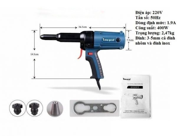 Chốt rivet không tháo được, là sự khác biệt với mô hình búa truyền thống