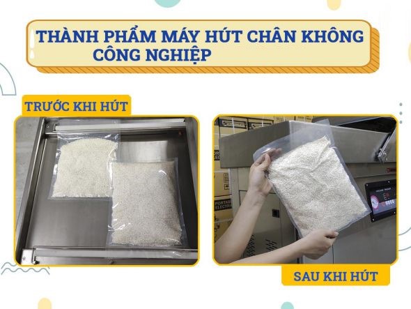 Máy đóng gói hút chân không hiện trở nên phổ biến và được sử dụng rộng rãi hơn trước. Các thực phẩm tươi sống (thịt heo, gà, vịt, hải sản,...) các nông sản (rau củ quả, trái cây, bánh mì, bơ, lúa gạo, sữa,...) khi trong môi trường tự nhiên rất dễ xảy ra hiện tượng bị oxi hóa, chúng nhanh bị hư, không ăn được hoặc là gây ra tình trạng khó tiêu nếu không may chúng ta ăn phải.