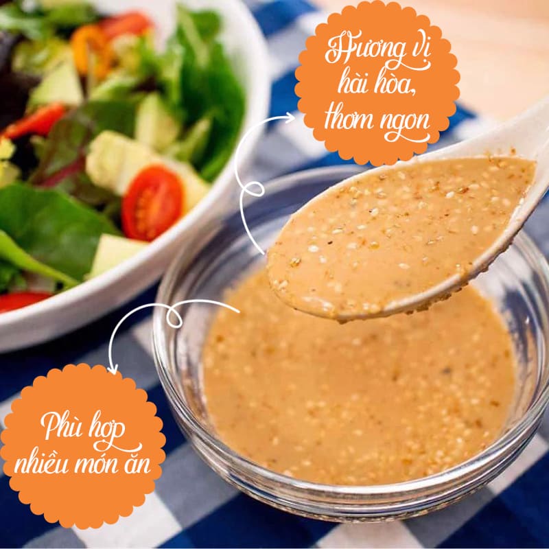 Sốt mè rang và những cách ăn 