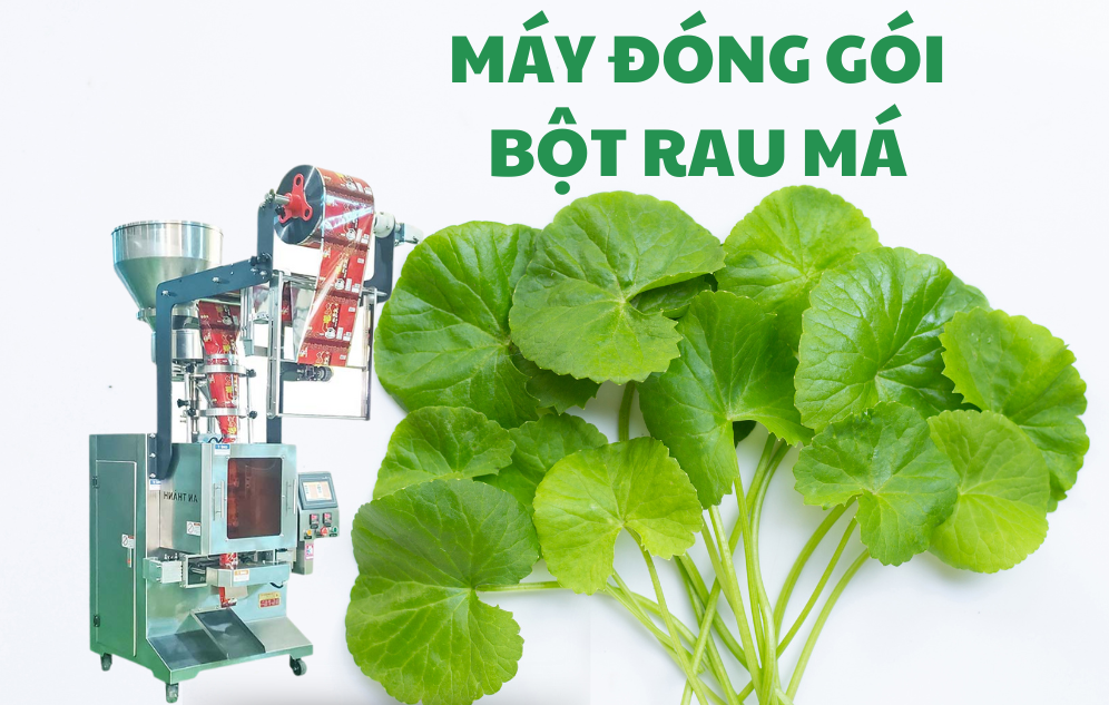 Máy đóng gói bột rau má