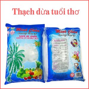 thạch dừa sau khi được đóng gói