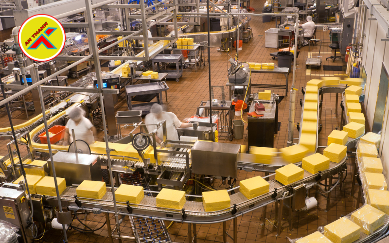 Dây chuyền đóng gói tự động tiêu chuẩn An Thành