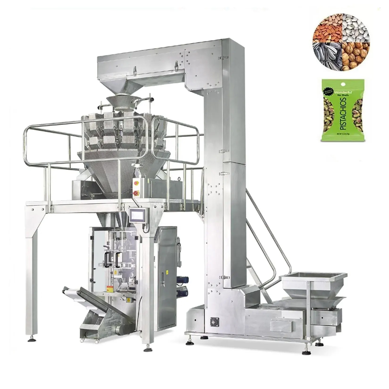 máy đóng gói 10 đầu cân điện tử