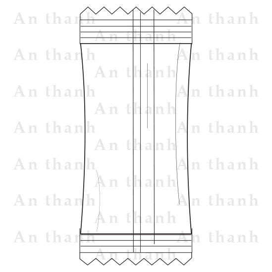 túi kẹo biên giữa