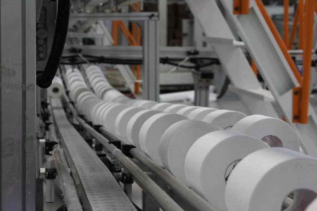 Dây chuyền sản xuất giấy vệ sinh tự động