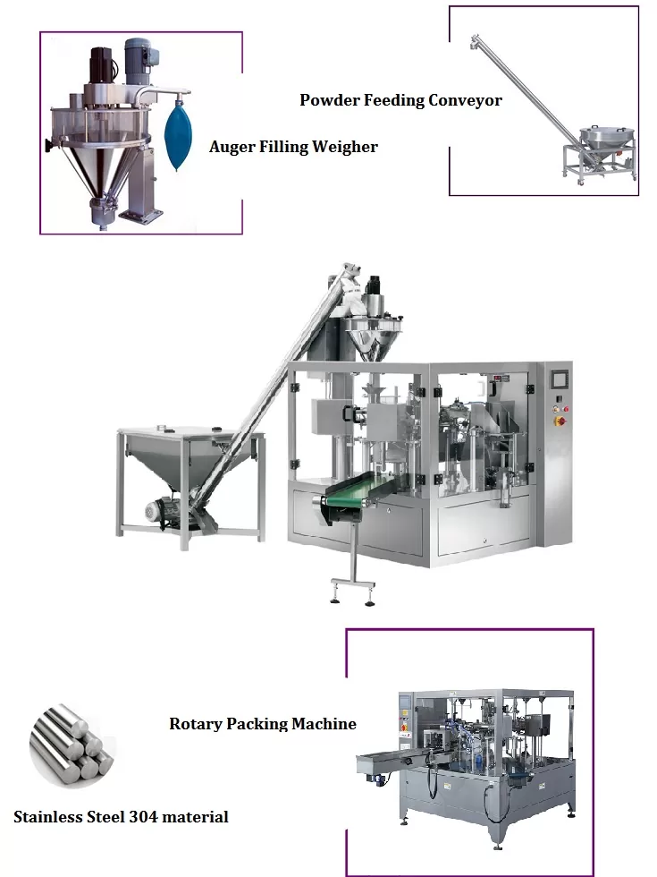 Máy đóng gói trạm xoay tự động được thiết kế bởi Công ty Máy Đóng Gói An Thành cho các loại bao bì có sẵn như: 3-4 biên, túi zipper, zip, túi đứng, giấy… Phổ biến nhất thường áp dụng cho các sản phẩm có yêu cầu đóng trọng lượng lớn lên đến 10kg. Tùy theo năng suất và quy cách túi yêu cầu chúng tôi sẽ tư vấn cho bạn model máy đóng gói phù hợp nhất, đảm bảo đạt yêu cầu kỹ thuật và tiết kiệm tiền đầu tư. Một số thông tin về máy đóng gói trạm xoay loại 1: Trong thời đại phát triển công nghệ số hóa, thì hầu hết các công đoạn sản xuất đều có sự tham gia của máy móc. Dây chuyền máy đóng gói trạm xoay là bộ phận không thể thiếu trong các nhà máy sản xuất. Các chủ doanh nghiệp nắm rõ thông tin về dây chuyền sẽ giúp đưa ra các giải pháp kinh doanh. Bài viết dưới đây sẽ giúp bạn tìm hiểu về một số thông tin về dây chuyền. Dây chuyền đóng gói tự động là tổ hợp các thiết bị máy móc hoạt động tự động không có sự can thiệp của sức người. Dây chuyền sẽ thực hiện các công việc như bao gói và đóng sản phẩm trong một công đoạn sản xuất. Mục đích cả quá trình này là đảm bảo sự định lượng chính xác, tiết kiệm các chi phí sản xuất và gia tăng tính thẩm mỹ cho sản phẩm.