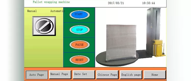 Sử dụng máy quấn màng pallet sẽ đem lại rất nhiều lợi ích cho doanh nghiệp trong công việc quấn pallet hàng hóa: - Tiết kiệm thời gian: quấn màng pe cho pallet hàng hóa bằng máy sẽ nhanh hơn rất nhiều so với quấn thủ công. Nếu dùng máy tự động, tốc độ quấn của máy có thể được lập trình tùy ý, còn dùng máy quấn tay thì tốc độ tùy thuộc vào lực quay của người dùng, nhưng trong trường hợp nào cũng đều nhanh hơn tốc độ 1 người đi 1 vòng quanh pallet hàng. - Quấn pallet đẹp hơn: các pallet hàng hóa quấn bằng máy sẽ đều hơn quấn bằng tay, vì con người sẽ không thể chính xác bằng một chiếc máy đã được lập trình sẵn, dập khuôn như máy được. Không chỉ giống nhau ở cách quấn, các đường xung quanh mà chúng còn đều nhau ở độ căng của màng, tất cả đều đồng nhất vì lực kéo, góc độ kéo của máy khi quấn các pallet đều như nhau. - Tiết kiệm chi phí sản xuất: dùng máy quấn sẽ tiết kiệm màng pe quấn pallet hơn quấn thủ công. Hơn nữa một số máy hiện đại còn có thể lập trình cách quấn tiết kiệm nguyên liệu nhất, mà vẫn đảm bảo an toàn cho pallet hàng hóa. Đối với các công việc đòi hỏi phải quấn pallet hàng hóa nhiều, thường xuyên, sử dụng máy quấn màng pallet là sự lựa chọn đúng đắn nhất, vì nó chỉ có 1 nhược điểm duy nhất là mất chi phí đầu tư ban đầu để mua máy nhưng so với chi phí nhân công bỏ ra để thuê người quấn tay, và chi phí nguyên liệu màng tiết kiệm được thì số vốn đầu tư đó không hề sai lầm mà rất hiệu quả.