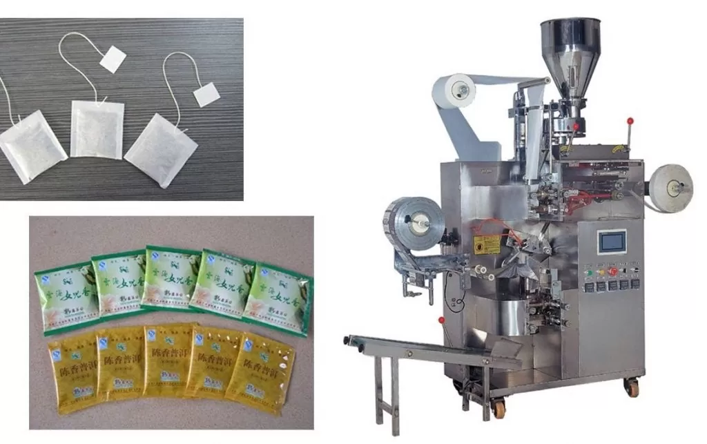 Máy đóng gói trà túi lọc 5 trong 1 giữ vai trò vô cùng quan trọng giúp các cơ sở không những nâng cao chất lượng sản phẩm mà còn đẩy mạnh năng suất làm việc và tiết kiệm chi phí. Vì hiện nay trên thị trường máy đóng gói đã được đa dạng hóa về mẫu mã, chức năng, giá thành,…; tùy vào nhu cầu sản xuất của mỗi cơ sở mà lựa chọn cho mình loại máy phù hợp nhất. Công ty Máy Đóng Gói An Thành xin giới thiệu tới quý khách hàng máy đóng gói trà túi lọc tự động – 1 công cụ vô cùng hữu ích cho cơ sở sản xuất của bạn. Chi tiết về máy đóng gói: Máy được thiết kế tự động chiết rót bột trà, tạo túi giấy, xâu chỉ, dán tem, đóng bao ngoài là 5 chức năng trong một sản phẩm Máy đóng gói trà túi lọc 5 in 1. Sản phẩm là một thiết bị tiện lợi hỗ trợ đắc lực các cơ sở sản xuất trà túi lọc, giúp đẩy nhanh tiến độ hoàn thiện sản phẩm, tăng năng suất và đảm bảo sản phẩm được đóng gói chắc chắn, đẹp mắt, giữ nguyên hương vị vốn có. Hầu hết các sản phẩm sau khi sản xuất đều cần được đóng gói để bảo quản tốt hơn và vận chuyển an toàn hơn, đặc biệt là các mặt hàng mỹ phẩm, thực phẩm, dược phẩm,…. Chính vì thế, máy đóng gói giữ vai trò vô cùng quan trọng giúp các cơ sở không những nâng cao chất lượng sản phẩm mà còn đẩy mạnh năng suất làm việc và tiết kiệm chi phí.