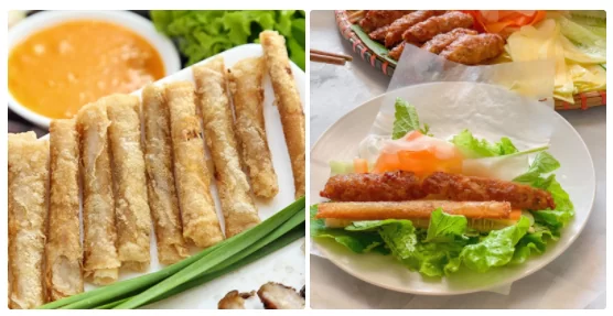 Nem nướng Nha Trang làm cho khách du lịch luôn vương vấn về cái hương vị chúng mang lại không thể nào quên nếu như ta từng thưởng thức qua. Bạn biết đó, Nha Trang là vùng đất của biển cả mênh mông, ấy lại mà nem nướng Nha Trang luôn giữ một vị trí nhất định và có khả năng chinh phục được mọi thực khách khó tính.